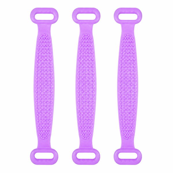Silica Gel Bath Brush - 3 pcs